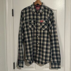 Superdry plaid shirt - Size XL
